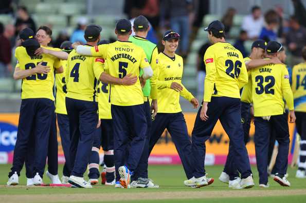 Hampshire romped home to a comfortable win