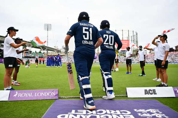 Jason Roy has scores of 4, 0, 27 and 0 in his last four innings against India. Jason Roy has scores of 4, 0, 27 and 0 in his last four innings against India.
