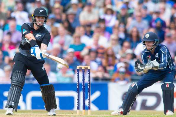 Mark Chapman struck 5 fours and 7 sixes in his knock of 83 off 44 deliverers 