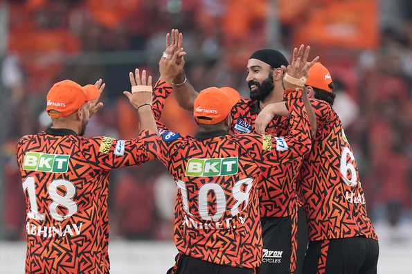 Simarjeet Singh picked up two wickets in the PowerPlay against RR on Sunday
