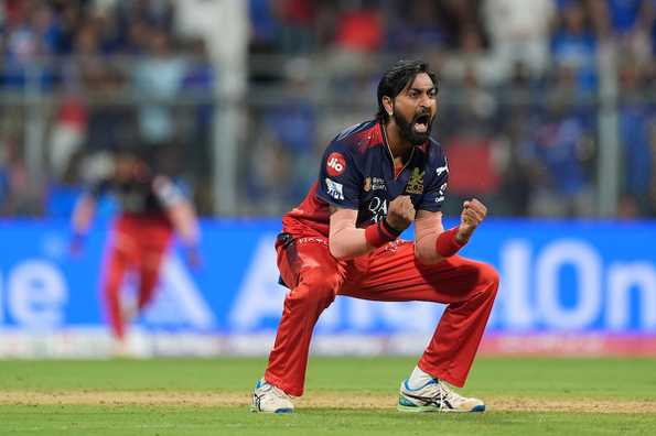 Krunal Pandya registered career-best IPL figure of 4/45 in RCB's win