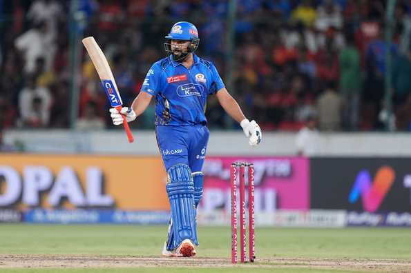 Rohit Sharma struck his second successive fifty