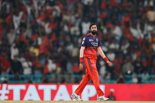 Krunal Pandya returned figures of 1 for 38
