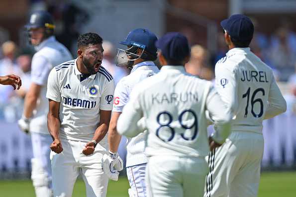 Mohammed Siraj has been fined 15 percent of his match fee