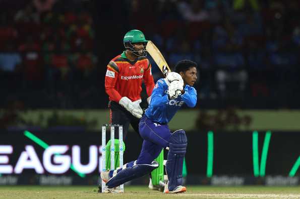Ackeem Auguste hit 73 off just 35 balls in the run chase.