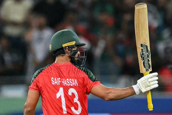 Saif Hassan's half-century set up the chase