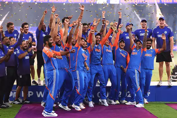 India refused to take the trophy from the ACC President and PCB Chairman