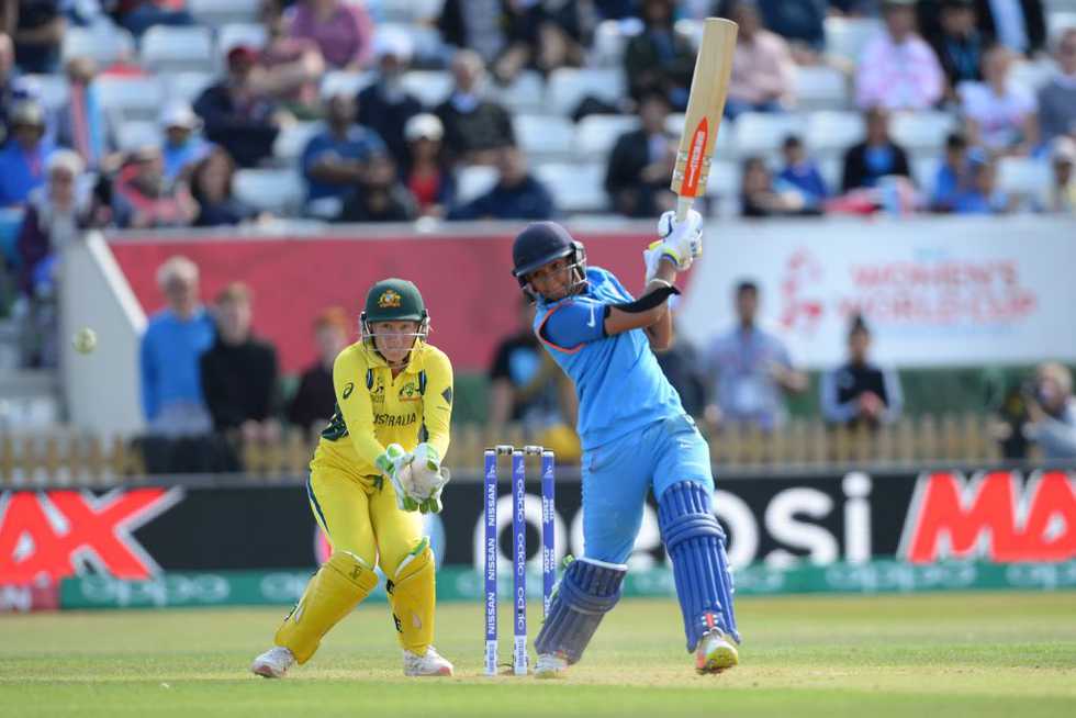 Harmanpreet Kaur enroute to her 171 in the 2017 world cup semi-final